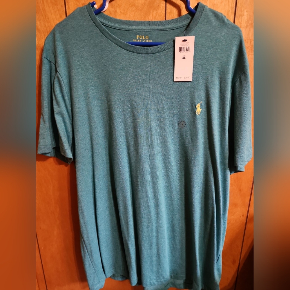 Classic T-Shirt by Polo by Ralph Lauren Men's size XL Heather Green